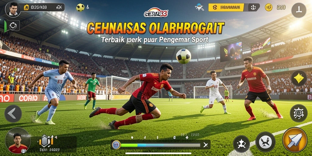 Screenshot CERIA33 menampilkan gameplay seru dalam cabang olahraga.