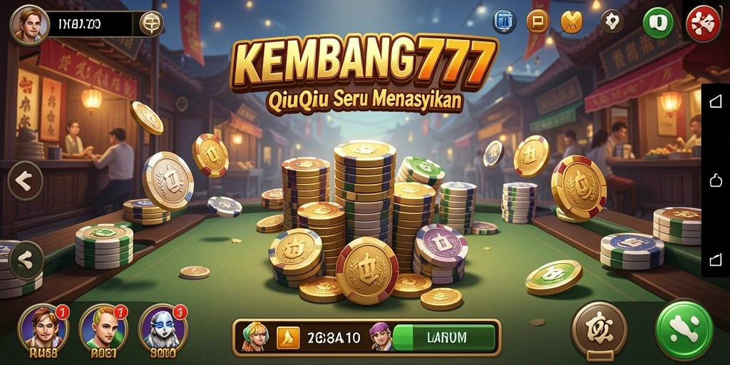 Screenshot KEMBANG777 menampilkan gameplay QiuQiu yang mendebarkan.