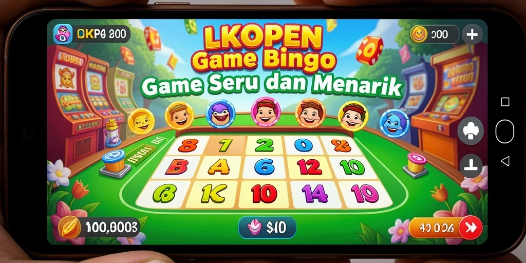 Tampilan gameplay seru dalam LKOPEN Bingo.