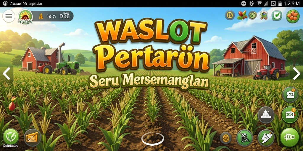 Gameplay Farming WASLOT dengan grafis menarik dan interaksi seru.