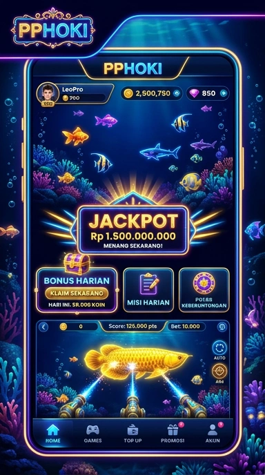 Tampilan antarmuka pphoki yang sederhana dan intuitif.